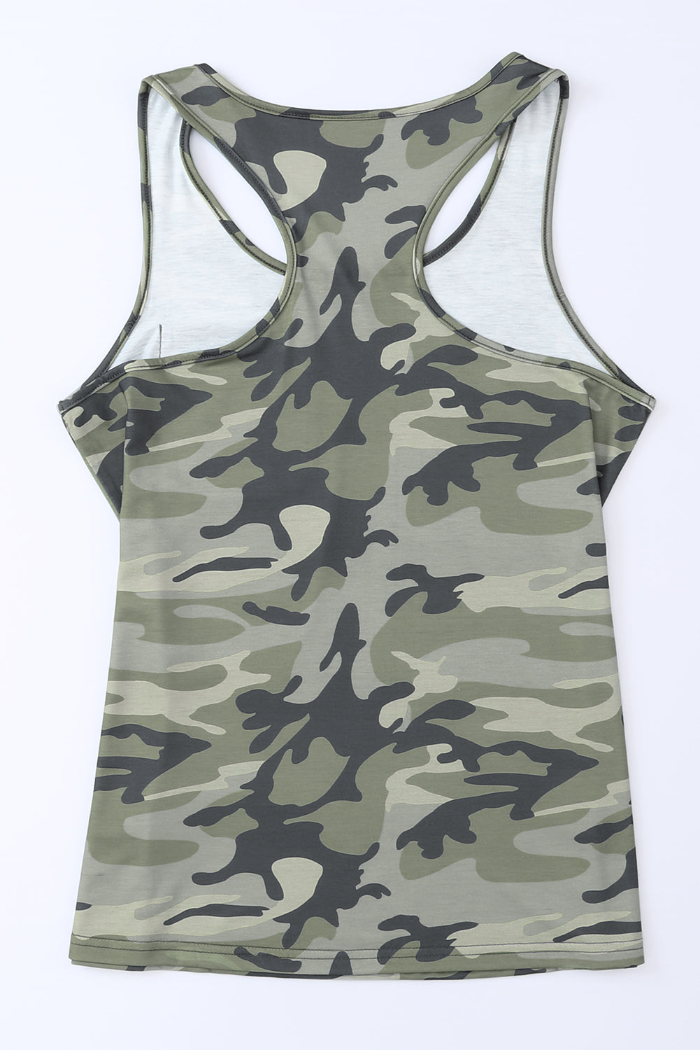 Camouflage Wide Strap Tank Camouflage Wide Strap Tank
